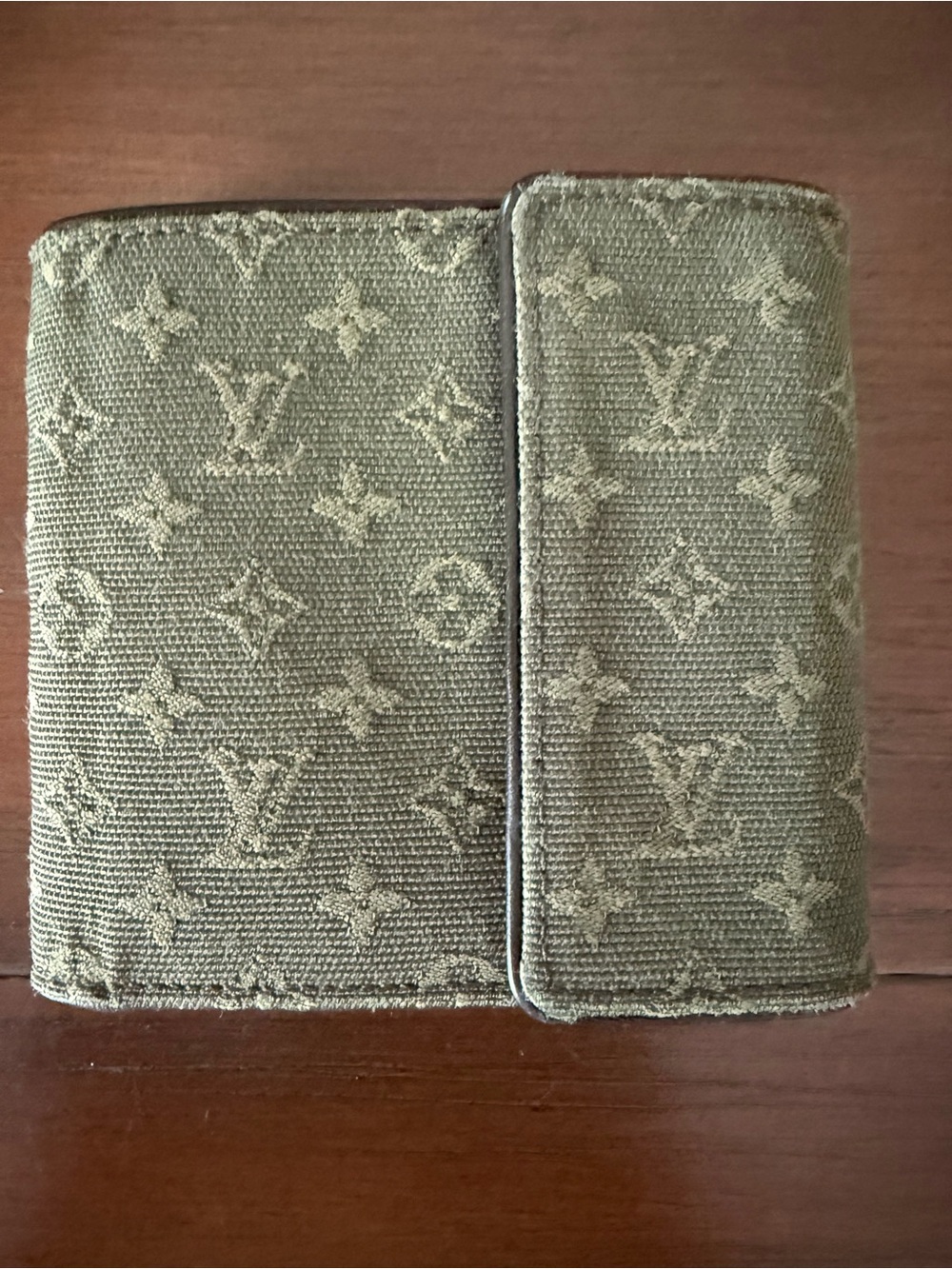 Louis Vuitton Monogram Jacquard Card Case - Olive